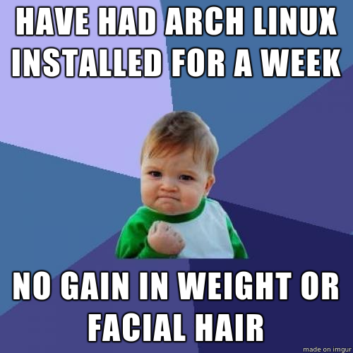 Arch Linux meme